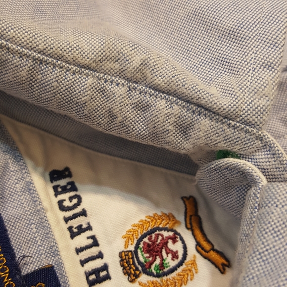 Tommy Hilfiger Blue Collegiate Oxford Button Down - Picture 8 of 9